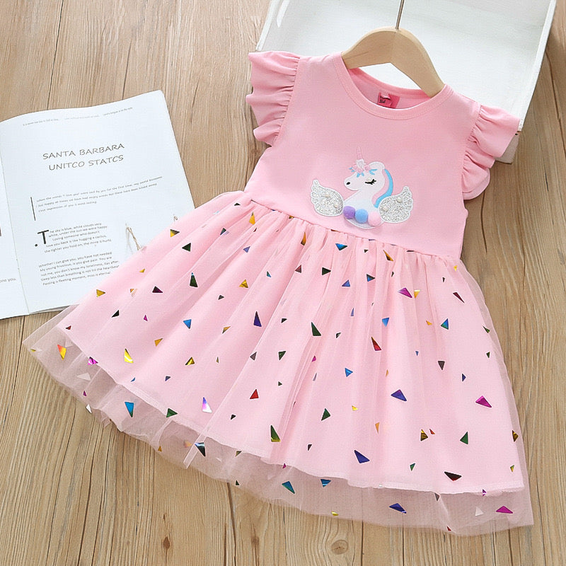 Dreamy Twirl baby girl party wear frock | 2 to 6 Years