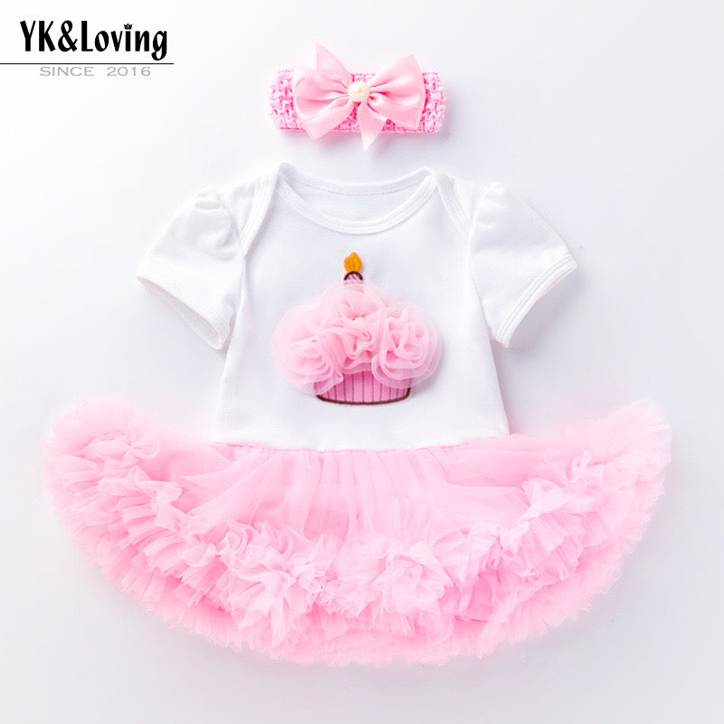 New Born Romper frock with hairband | 3 Month 12 Month