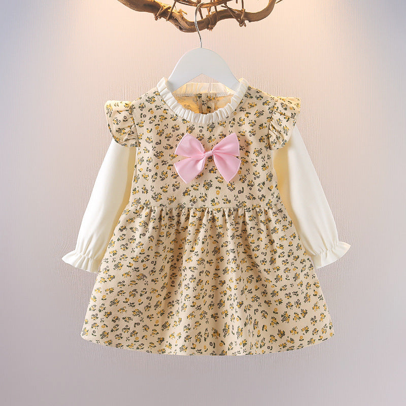 Stylish simple soft fabric frock |1-3 Years
