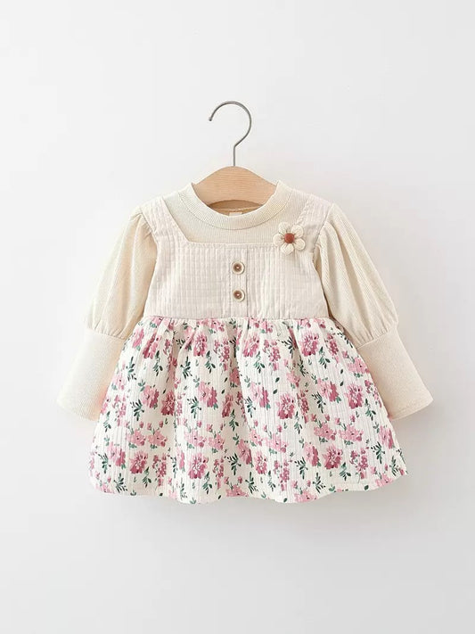 Mid Season imported Soft fabric Korean Style frock | 9 Month to 3.5 Years