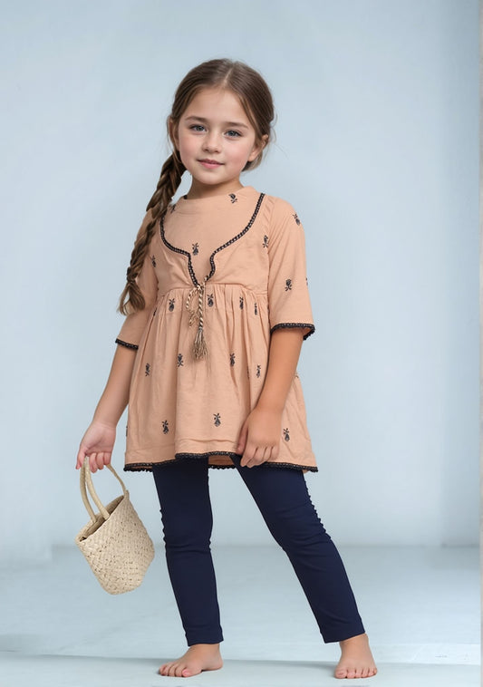 Eastern Lawn Cotton Outdoor wear Suit | 18 Month to 3.5 Years