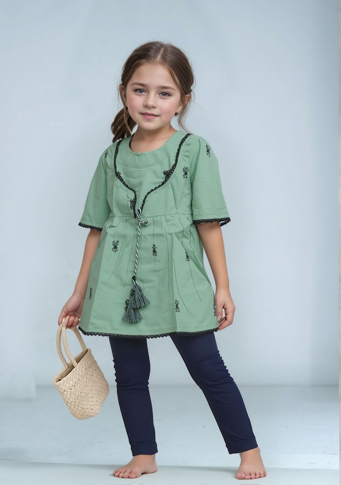 Eastern Lawn Cotton Outdoor wear Suit | 18 Month to 3.5 Years