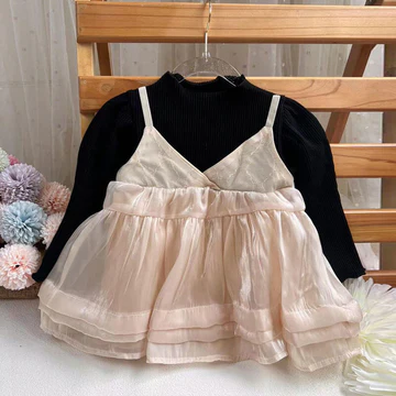 Adorable Black Frock for Your Little Fashionista! 6 Month to 2 Years