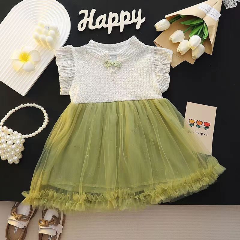 Stylish Imported Soft Stretchable Fabric Party Wear frock | 9 Month to 4 Years
