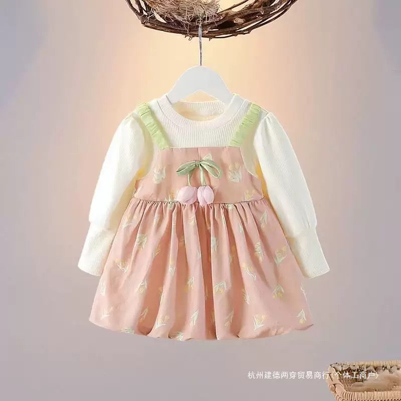 Mid Season soft fabric Stylish korean frock | 9 Month to 3 Years